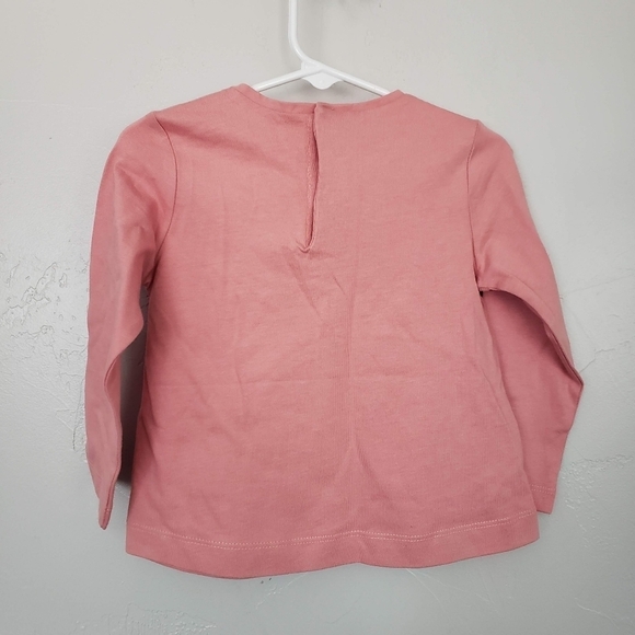 Mayoral NWT Baby Girl 18 Months Pink Long Sleeve Shirt Fruit Print Top - Picture 3 of 5